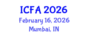 International Conference on Fisheries and Aquaculture (ICFA) February 16, 2026 - Mumbai, India
