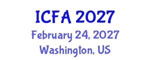 International Conference on Fisheries and Aquaculture (ICFA) February 24, 2027 - Washington, United States