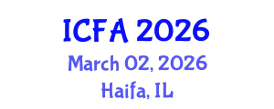 International Conference on Fisheries and Aquaculture (ICFA) March 02, 2026 - Haifa, Israel