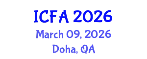 International Conference on Fisheries and Aquaculture (ICFA) March 09, 2026 - Doha, Qatar
