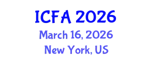 International Conference on Fisheries and Aquaculture (ICFA) March 16, 2026 - New York, United States