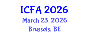 International Conference on Fisheries and Aquaculture (ICFA) March 23, 2026 - Brussels, Belgium