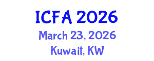 International Conference on Fisheries and Aquaculture (ICFA) March 23, 2026 - Kuwait, Kuwait