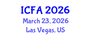 International Conference on Fisheries and Aquaculture (ICFA) March 23, 2026 - Las Vegas, United States