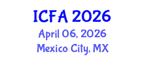 International Conference on Fisheries and Aquaculture (ICFA) April 06, 2026 - Mexico City, Mexico