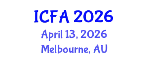 International Conference on Fisheries and Aquaculture (ICFA) April 13, 2026 - Melbourne, Australia