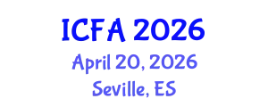 International Conference on Fisheries and Aquaculture (ICFA) April 20, 2026 - Seville, Spain