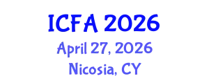 International Conference on Fisheries and Aquaculture (ICFA) April 27, 2026 - Nicosia, Cyprus