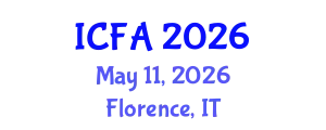 International Conference on Fisheries and Aquaculture (ICFA) May 11, 2026 - Florence, Italy