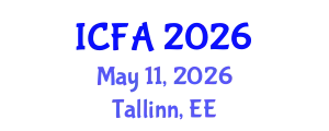 International Conference on Fisheries and Aquaculture (ICFA) May 11, 2026 - Tallinn, Estonia