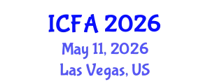 International Conference on Fisheries and Aquaculture (ICFA) May 11, 2026 - Las Vegas, United States