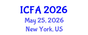International Conference on Fisheries and Aquaculture (ICFA) May 25, 2026 - New York, United States