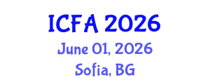 International Conference on Fisheries and Aquaculture (ICFA) June 01, 2026 - Sofia, Bulgaria