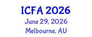 International Conference on Fisheries and Aquaculture (ICFA) June 29, 2026 - Melbourne, Australia