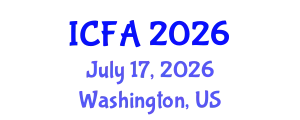 International Conference on Fisheries and Aquaculture (ICFA) July 17, 2026 - Washington, United States