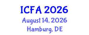 International Conference on Fisheries and Aquaculture (ICFA) August 14, 2026 - Hamburg, Germany