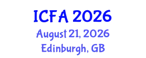 International Conference on Fisheries and Aquaculture (ICFA) August 21, 2026 - Edinburgh, United Kingdom