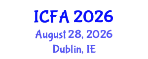 International Conference on Fisheries and Aquaculture (ICFA) August 28, 2026 - Dublin, Ireland
