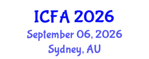 International Conference on Fisheries and Aquaculture (ICFA) September 06, 2026 - Sydney, Australia