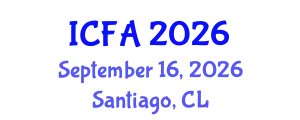 International Conference on Fisheries and Aquaculture (ICFA) September 16, 2026 - Santiago, Chile