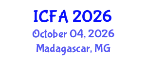 International Conference on Fisheries and Aquaculture (ICFA) October 04, 2026 - Madagascar, Madagascar
