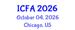 International Conference on Fisheries and Aquaculture (ICFA) October 04, 2026 - Chicago, United States