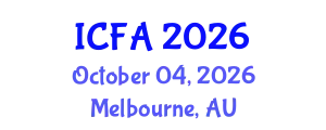 International Conference on Fisheries and Aquaculture (ICFA) October 04, 2026 - Melbourne, Australia