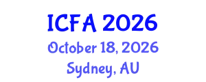 International Conference on Fisheries and Aquaculture (ICFA) October 18, 2026 - Sydney, Australia