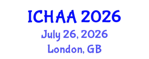 International Conference on Healthy and Active Aging (ICHAA) July 26, 2026 - London, United Kingdom