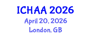 International Conference on Healthy and Active Aging (ICHAA) April 20, 2026 - London, United Kingdom