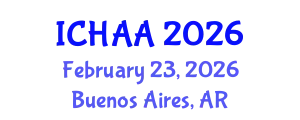 International Conference on Healthy and Active Aging (ICHAA) February 23, 2026 - Buenos Aires, Argentina
