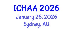 International Conference on Healthy and Active Aging (ICHAA) January 26, 2026 - Sydney, Australia