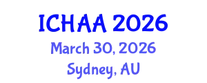 International Conference on Healthy and Active Aging (ICHAA) March 30, 2026 - Sydney, Australia