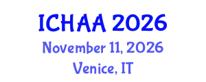 International Conference on Healthy and Active Aging (ICHAA) November 11, 2026 - Venice, Italy
