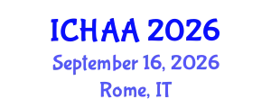 International Conference on Healthy and Active Aging (ICHAA) September 16, 2026 - Rome, Italy