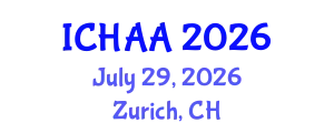 International Conference on Healthy and Active Aging (ICHAA) July 29, 2026 - Zurich, Switzerland