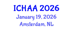 International Conference on Healthy and Active Aging (ICHAA) January 19, 2026 - Amsterdam, Netherlands