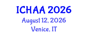 International Conference on Healthy and Active Aging (ICHAA) August 12, 2026 - Venice, Italy