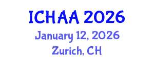 International Conference on Healthy and Active Aging (ICHAA) January 12, 2026 - Zurich, Switzerland