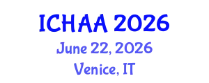 International Conference on Healthy and Active Aging (ICHAA) June 22, 2026 - Venice, Italy