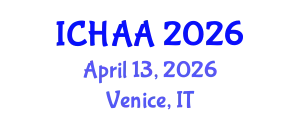 International Conference on Healthy and Active Aging (ICHAA) April 13, 2026 - Venice, Italy