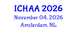 International Conference on Healthy and Active Aging (ICHAA) November 04, 2026 - Amsterdam, Netherlands