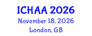 International Conference on Healthy and Active Aging (ICHAA) November 18, 2026 - London, United Kingdom