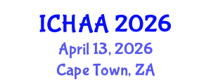 International Conference on Healthy and Active Aging (ICHAA) April 13, 2026 - Cape Town, South Africa
