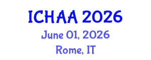 International Conference on Healthy and Active Aging (ICHAA) June 01, 2026 - Rome, Italy