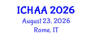 International Conference on Healthy and Active Aging (ICHAA) August 23, 2026 - Rome, Italy