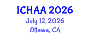 International Conference on Healthy and Active Aging (ICHAA) July 12, 2026 - Ottawa, Canada