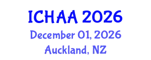 International Conference on Healthy and Active Aging (ICHAA) December 01, 2026 - Auckland, New Zealand