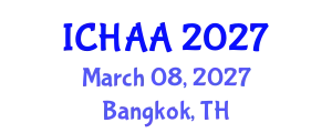 International Conference on Healthy and Active Aging (ICHAA) March 08, 2027 - Bangkok, Thailand