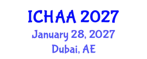 International Conference on Healthy and Active Aging (ICHAA) January 28, 2027 - Dubai, United Arab Emirates